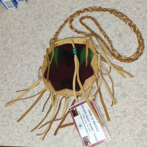 Native American Pendleton pouch - Picture 4 of 4